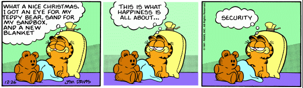 Garfield - Happiness is Security (1981. 12. 26.).gif